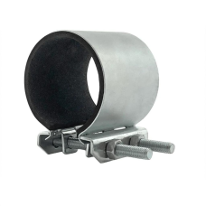 Хомут ремонтный односторонний трубный стальной оцинкованный Сансфера 25х20х70 мм