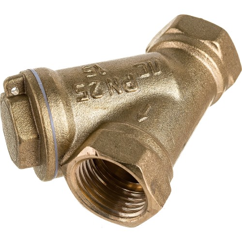 Фильтр сетчатый Y-образный латунный Ду-10 (3/8") Ру-25 ВР (ВН) (Т<130°С) Ридан FVR-R в Челябинске