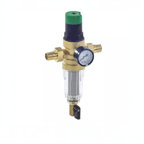 Фильтр сетчатый Т-образный латунный Ду-25 (1") Ру-16 НР (НАР) (Т<40°С) с промывкой Honeywell F76S в Челябинске