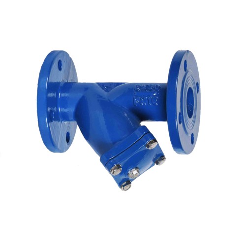 Фильтр магнитный сетчатый Y-образный чугунный фланцевый Ду-80 Ру-16 (Т<150°С) LD LD.ФМФ.080.16 в Челябинске