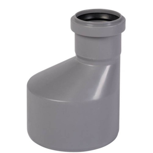 Переход канализационный PP-H эксцентрический серый Дн 40-32 б/нап в/к VALFEX в Челябинске