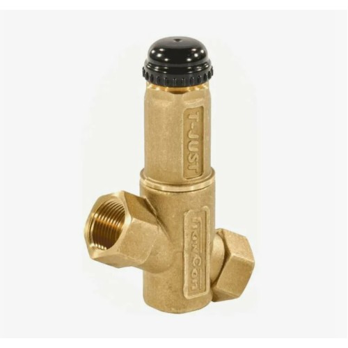 Клапан балансировочный латунный термостатический с внутренней резьбой 1,0 МПа R158A Giacomini 20 мм в Челябинске