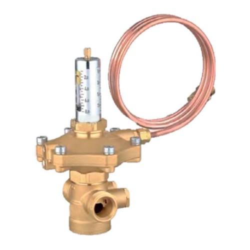 Клапан балансировочный латунный автоматический с наружной резьбой 1,6 МПа APT-R Ридан 25 мм в Челябинске