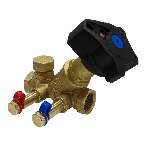 Клапан балансировочный латунный ручной с внутренней резьбой 1,6 МПа STAD.BY-1 Цветлит 20 мм в Челябинске