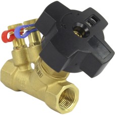 Клапан балансировочный латунный ручной с внутренней резьбой 1,6 МПа MVT-R LF Ридан 25 мм