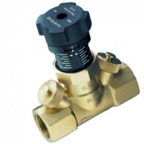 Клапан балансировочный латунный ручной с внутренней резьбой 1,6 МПа Hycocon VTZ Oventrop 15 мм в Челябинске