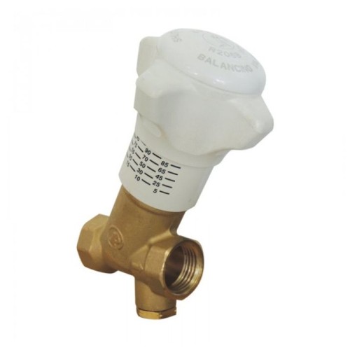 Клапан балансировочный латунный ручной с внутренней резьбой 2,5 МПа R206B-1 Giacomini 25 мм в Челябинске