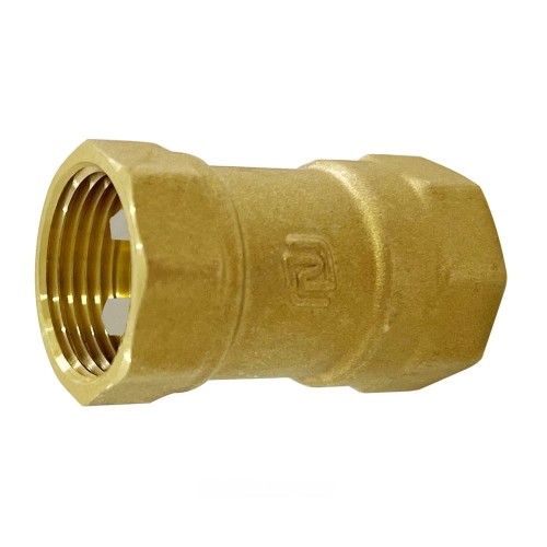 Клапан обратный латунный осевой пружинный с внутренней резьбой EPDM 1,6 МПа Эко 15 мм 1/2" в Челябинске
