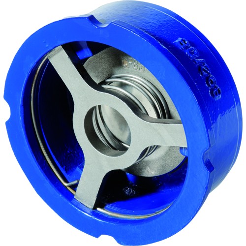 Клапан обратный чугунный осевой пружинный межфланцевый 1,6 МПа NVD-802R Ридан 32 мм в Челябинске