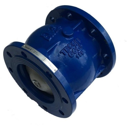 Клапан обратный чугунный осевой пружинный фланцевый 1,6 МПа CA3241 Tecofi 80 мм в Челябинске