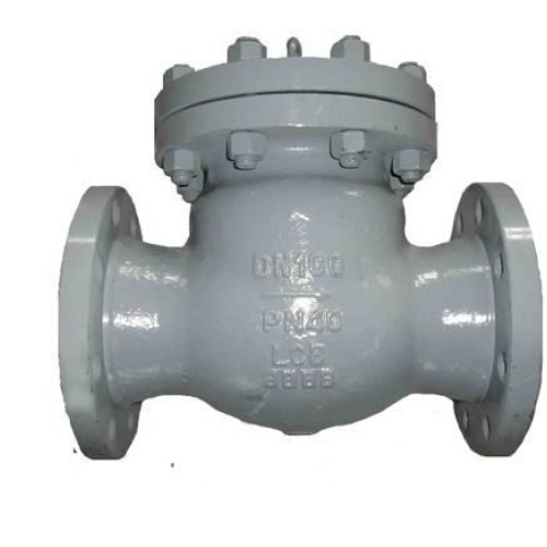 Клапан обратный стальной поворотный фланцевый 4,0 МПа 19с53нж 100 мм в Челябинске