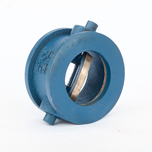 Клапан обратный чугунный поворотный фланцевый 1,6 МПа 19ч01бр КАЗ 100 мм в Челябинске