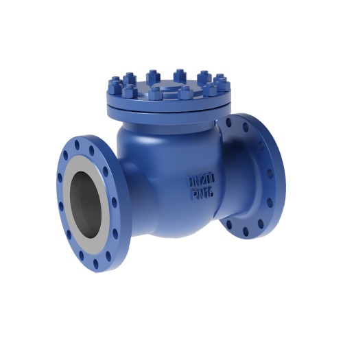 Клапан обратный стальной поворотный фланцевый 1,6 МПа 19с76нж ЧАЗ 80х310 мм ГОСТ 33423-2015 в Челябинске