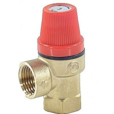 Клапан предохранительный латунный пружинный с внутренней резьбой Prescor TRD Flamco 15 мм 3/4"