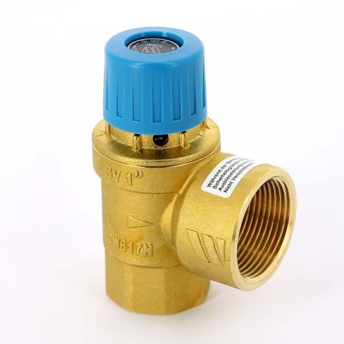 Клапан предохранительный латунный пружинный с внутренней резьбой Prescor B Flamco 15 мм 1/2" в Челябинске