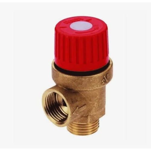 Клапан предохранительный латунный пружинный с внутренней резьбой Prescor Flamco 32 мм 1 1/4" в Челябинске