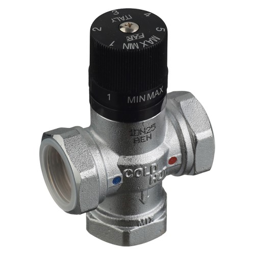 Клапан смесительный латунный термостатический с внутренней резьбой 1,0 МПа TermoFar FAR 15 мм 1/2" в Челябинске