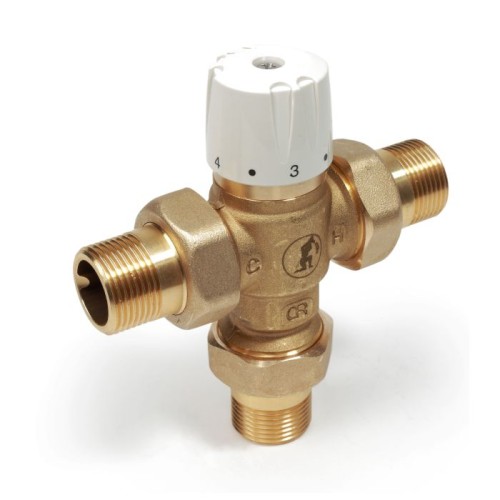 Клапан смесительный латунный термостатический седельный с наружной резьбой 1,0 МПа Giacomini 40х217 мм в Челябинске