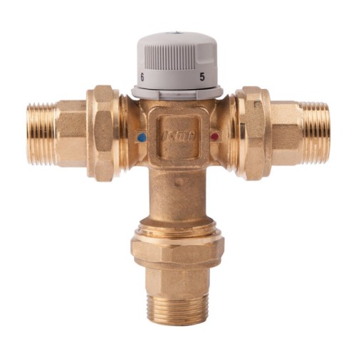 Клапан смесительный латунный термостатический седельный с наружной резьбой 1,0 МПа Icma 25х140 мм в Челябинске