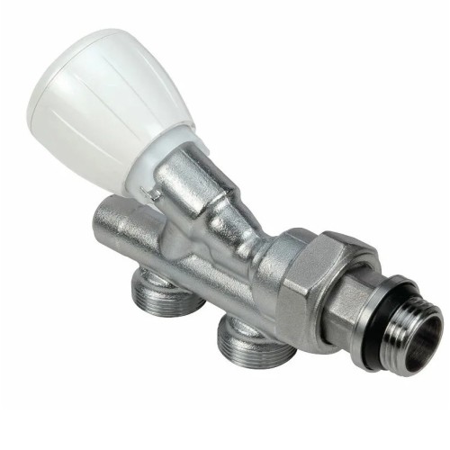 Клапан термостатический осевой угловой Ду-15 (1/2"-16) Ру-10 НР (НАР) с преднастройкой R440N Giacomini в Челябинске