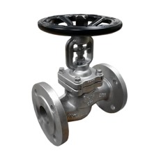 Клапан запорный сильфонный нержавеющий фланцевый 4,0 МПа KV35 Гранвент 150 мм