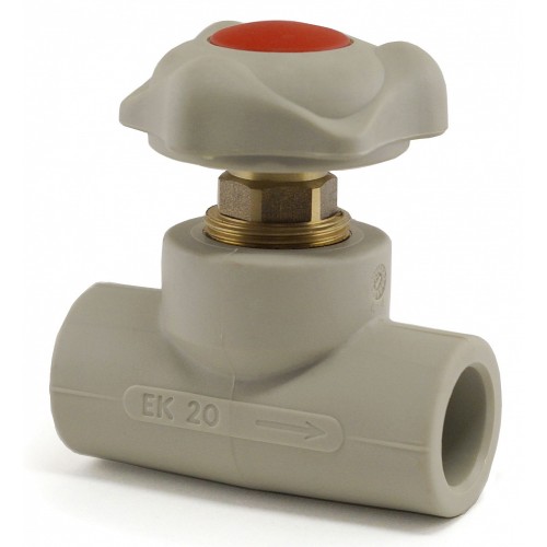 Клапан запорный PP-R внутренняя-наружная пайка 2,5 МПа VALFEX 25 мм ГОСТ 32415-2013 в Челябинске