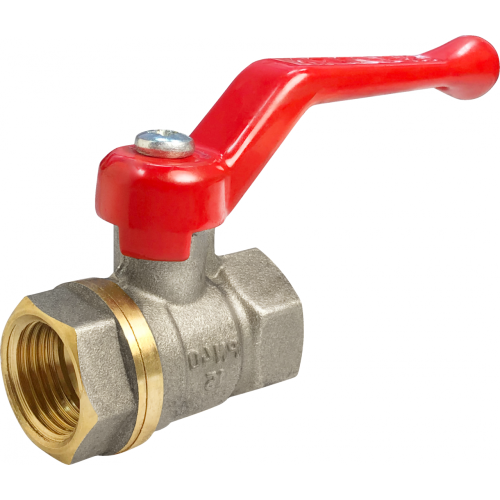 Кран запорный латунный стандартнопроходной с ручкой-рычагом ВР (ВН) Ру 16 ПРАКТИК 120 ГАЛЛОП 15 мм 1/2" в Челябинске