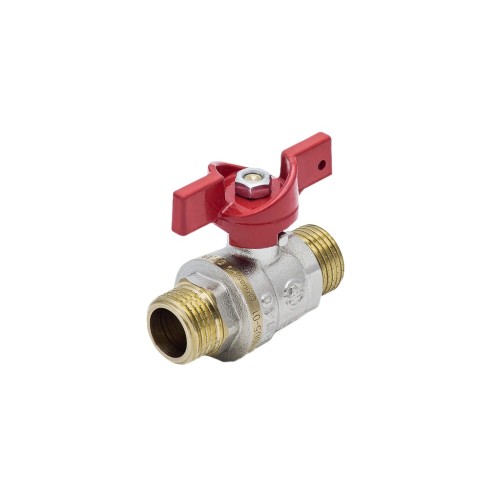 Кран запорный латунный полнопроходной с ручкой-бабочкой ВР-НР Ру 40 BV.514 MVI 15 мм 1/2" в Челябинске