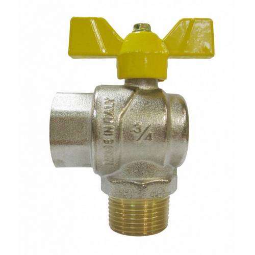 Кран запорный латунный полнопроходной с ручкой-бабочкой ВР-НР Ру 5 R780 Giacomini 15х50 мм 1/2" в Челябинске