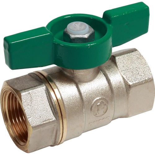 Кран запорный латунный стандартнопроходной с ручкой-бабочкой ВР (ВН) Ру 42 R251W Giacomini 15х56 мм 1/2" в Челябинске