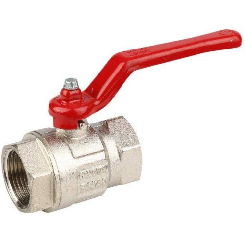 Кран запорный латунный полнопроходной с ручкой-рычагом ВР (ВН) Ру 40 BV.511 MVI 20 мм 3/4" в Челябинске