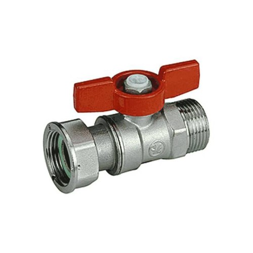 Кран запорный латунный стандартнопроходной с ручкой-бабочкой ВР-накидная гайка Ру 42 R251P Giacomini 15х76 мм 1/2" в Челябинске