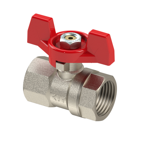 Кран запорный латунный полнопроходной с ручкой-бабочкой ВР (ВН) Ру 16 Optibal Oventrop 20 мм 3/4" в Челябинске