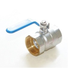 Кран запорный латунный полнопроходной с ручкой-рычагом ВР (ВН) Ру 40 Genebre 3023 Genebre 15 мм 1/2"