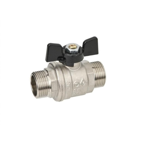 Кран запорный латунный полнопроходной с ручкой-рычагом НР Ру 40 Pride LD 15х66,5 мм 1/2" в Челябинске