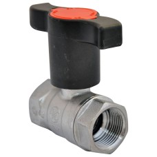 Кран шаровый латунный с Т-рукояткой полнопроходной с удлиненной ручкой ВР (ВН) Ру 35 R851TH Giacomini 15х53 мм 1/2"