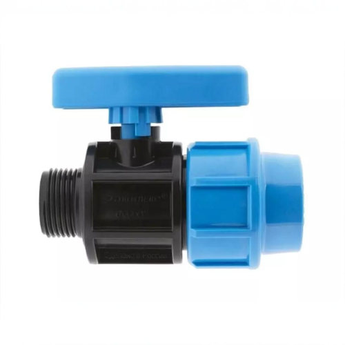 Компрессионный кран ПНД Дн 32-1" Ру-12,5 НР (НАР) Джилекс в Челябинске