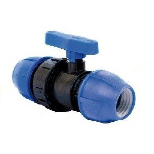 Компрессионный кран ПНД Дн 50-50 Ру-16 VALFEX в Челябинске