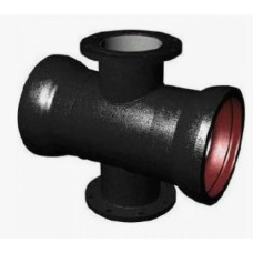 Крест раструб фланец КРФ ВЧШГ с ЦПП Ду 300-250