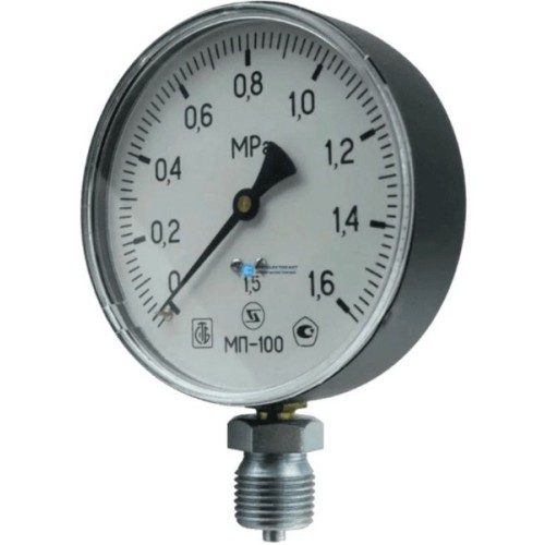 Манометр радиальный диаметр 100мм 0-10 кгс/см2 (0-1,0 МПа) G1/2" МТ-100 Багория в Челябинске