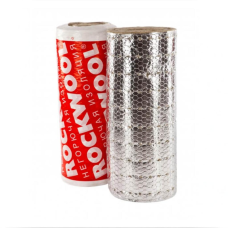 Рулон минеральная вата 80х1000-4,5 кашированный фольгой ROCKWOOL TEX MAT