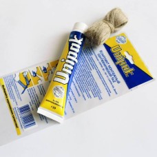 Набор для уплотнения резьбы №2 лен Unigarn 13гр + паста 75гр вода Unipak