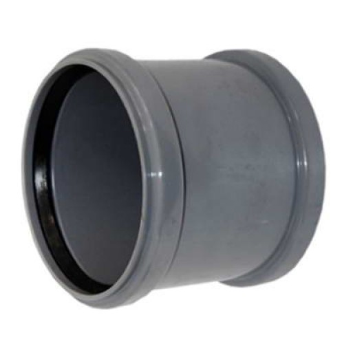 Муфта НПВХ (ПВХ) ремонтная Дн 50 серая безнапорная в/к Хемкор в Челябинске