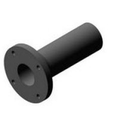 Патрубок фланец-гладкий конец ПФГ стальной L=350мм Ду-250