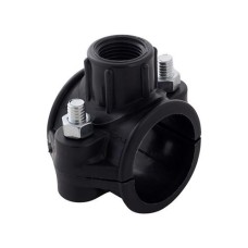 Седелка ПЭ ВР Дн 63-1" Ру-16 с резьбовым выходом RTP (РосТурПласт)