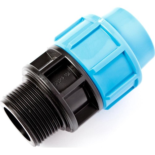 Муфта ПЭ компрессионная Дн 40-1 1/4" Ру-12,5 НР (НАР) Джилекс в Челябинске