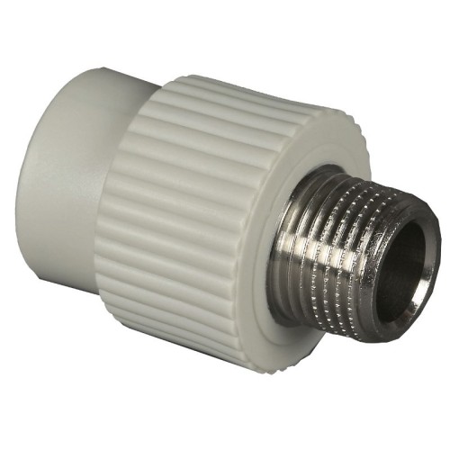 Муфта PP-R комбинированная серая НР (НАР) Дн 25-3/4" Wavin Ekoplastik в Челябинске