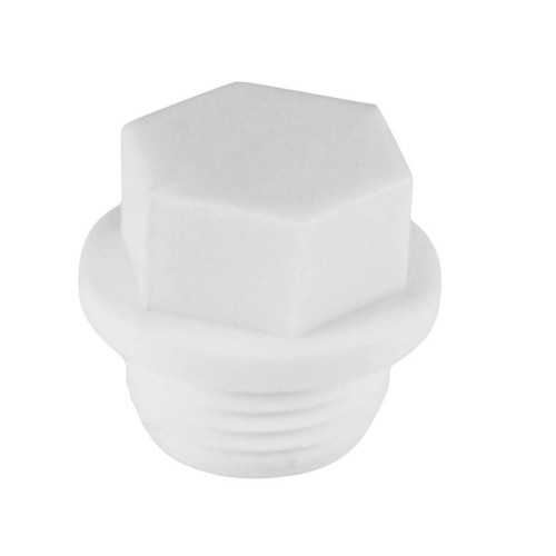 Заглушка PP-R НР (НАР) Дн 1/2" белая Pro Aqua в Челябинске