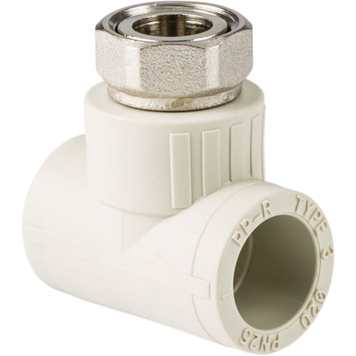 Тройник PP-R с накидной гайкой Дн 25-3/4" Pro Aqua в Челябинске