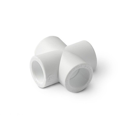 Крестовина PP-R переходная белая Дн 25-20 Pro Aqua в Челябинске
